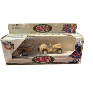 French/English The Great Battles Collection Vehicles 6108 Jeep Du Desert